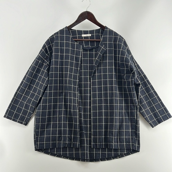 Oak and Fort Open Front Open Front Kimono-like top - Picture 1 of 4